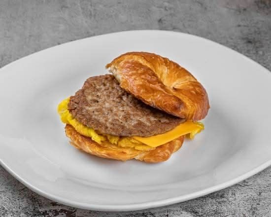 Sausage and Egg Toast Sandwich.