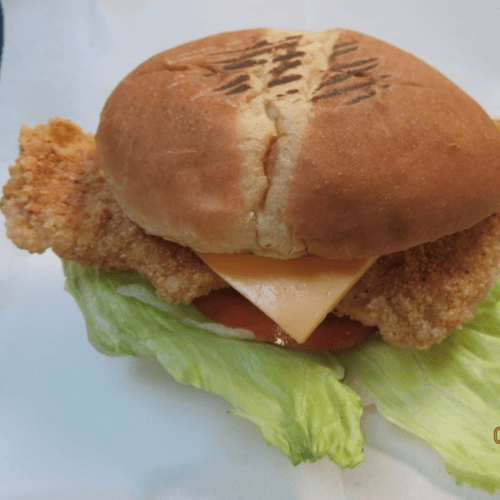 Crispy Fish Sandwich /Fries.