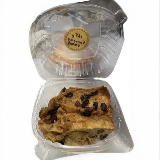 Grace's Homemade Bread Pudding.