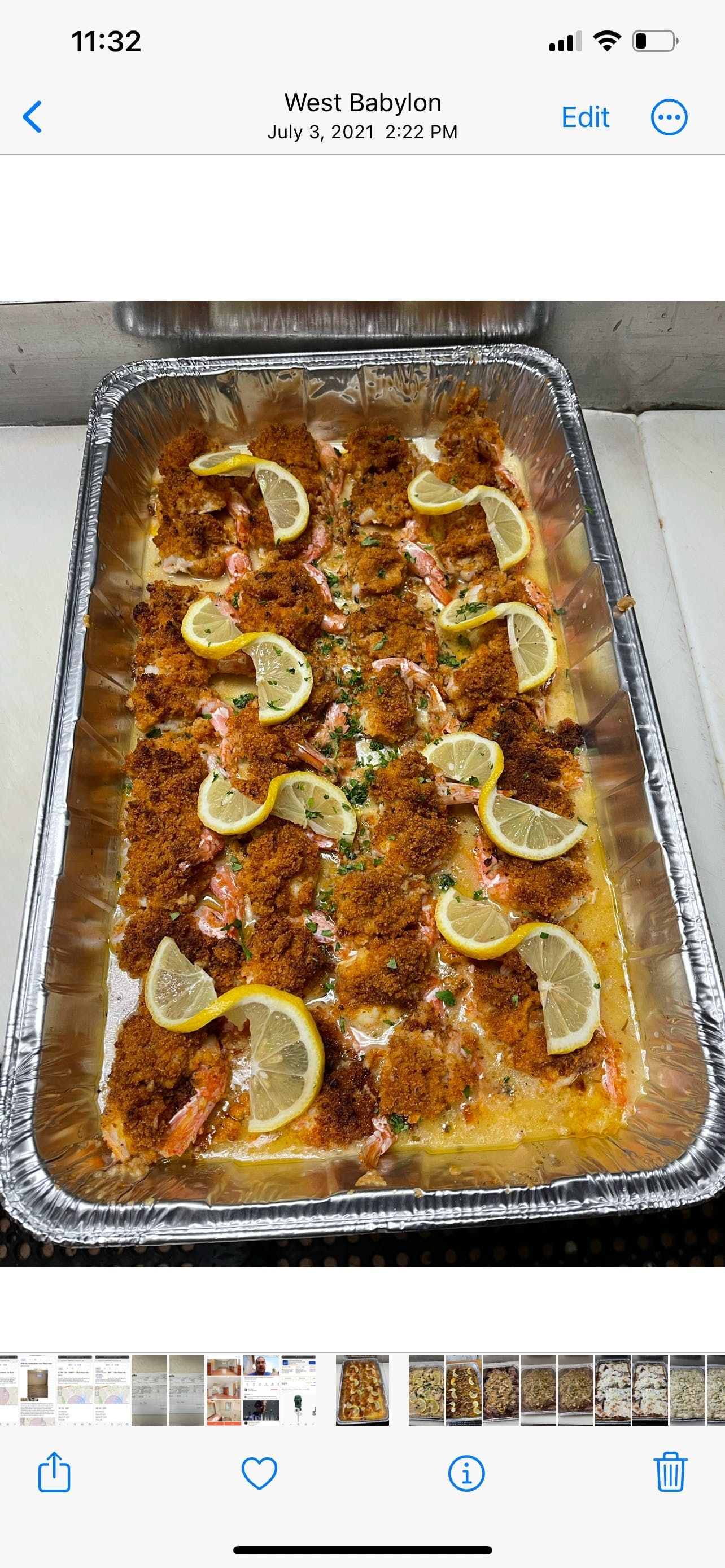 Shrimp Oreganata Catering.
