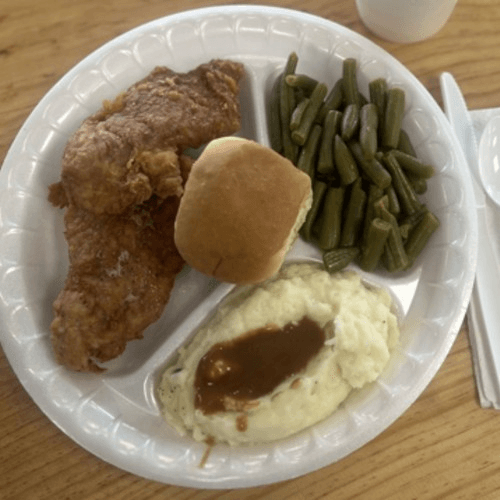 Fried Pork Chop Dinner.