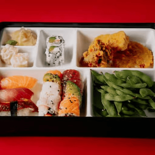 L- Rainbow Bento Box.