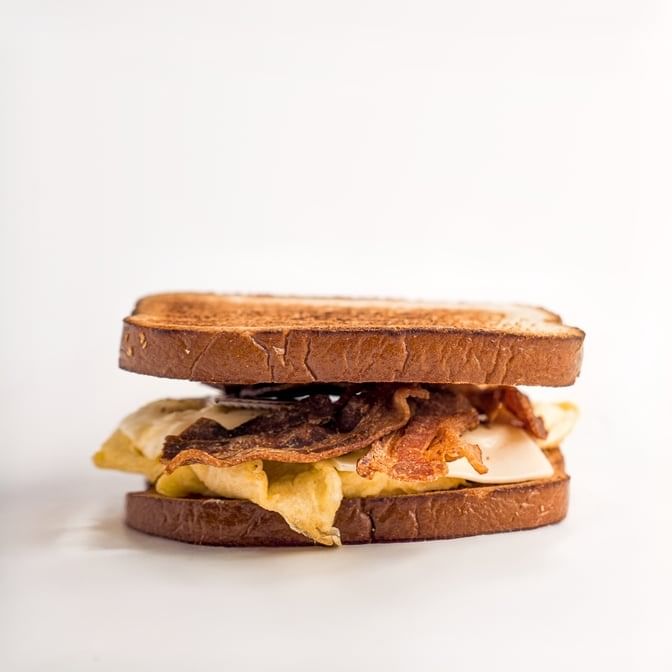 Bacon, Egg, and Cheese Toast.