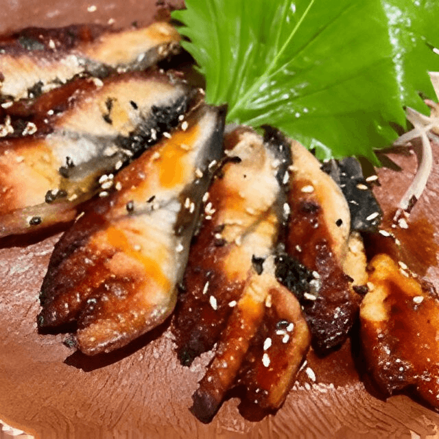 Freshwater Eel Sashimi.