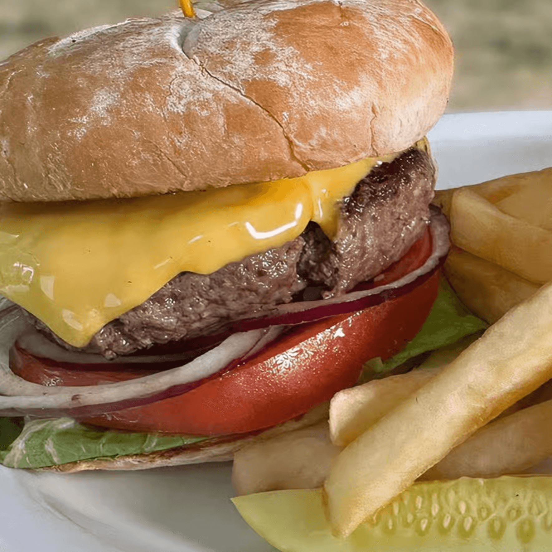 Classic Cheeseburger.