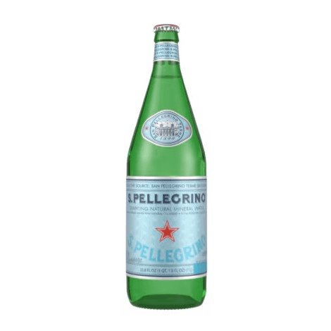 Pellegrino Water.