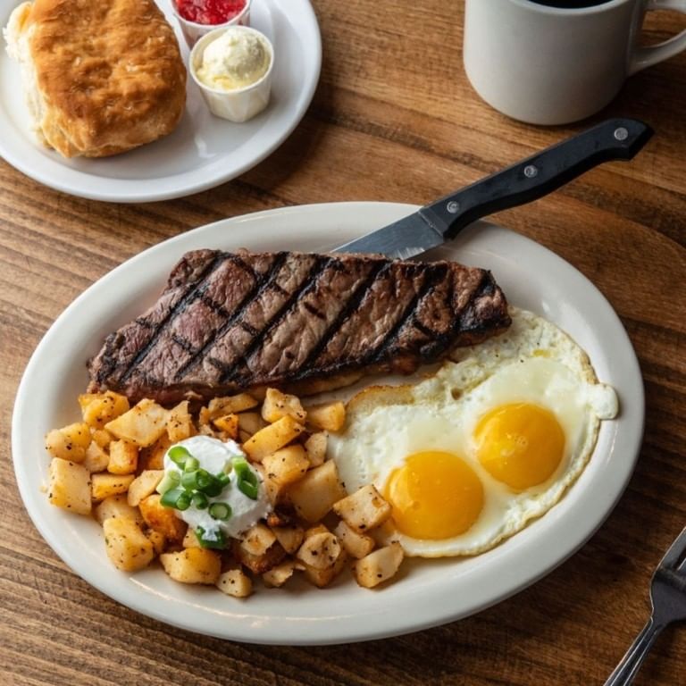 Steak & Eggs.