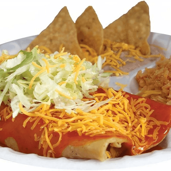 #3.Cheese Enchiladas Plate.