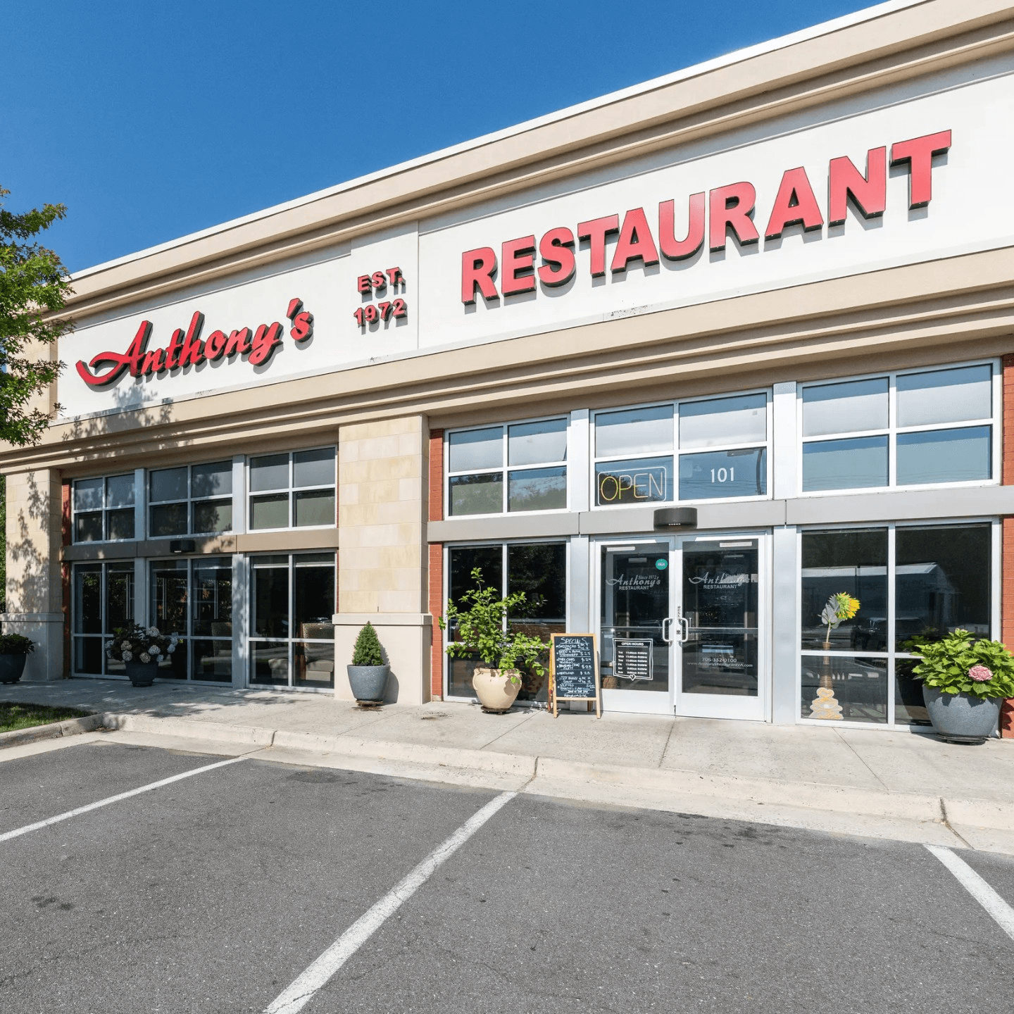 Welcome to Anthony’s Restaurant