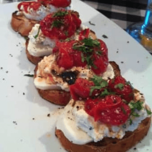 Bruschetta Plate.