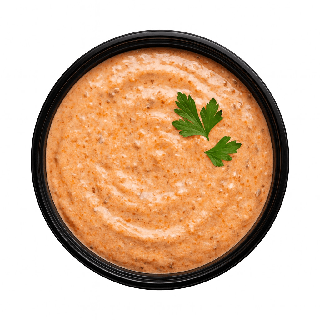 Large Spicy Creamy Garlic.