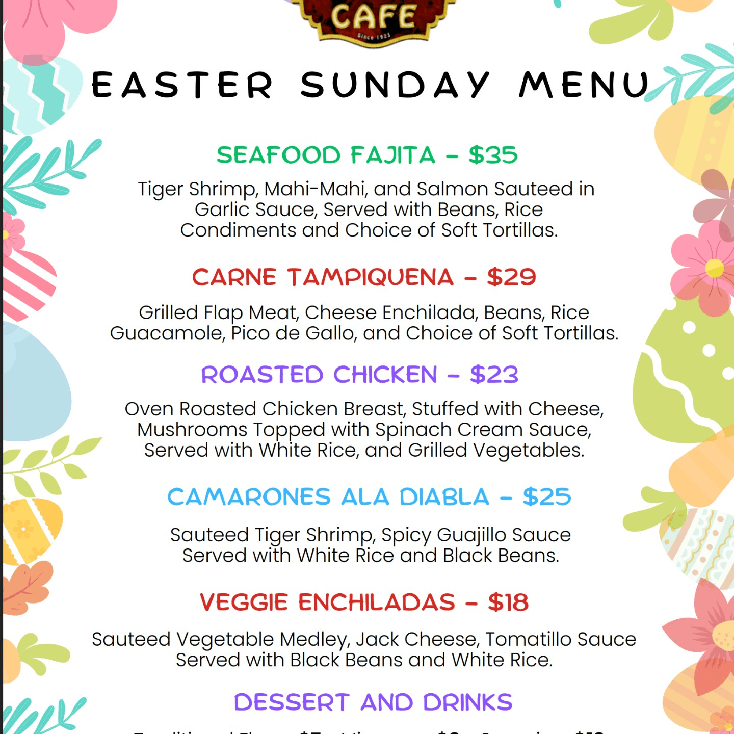 Join us for Easter Sunday