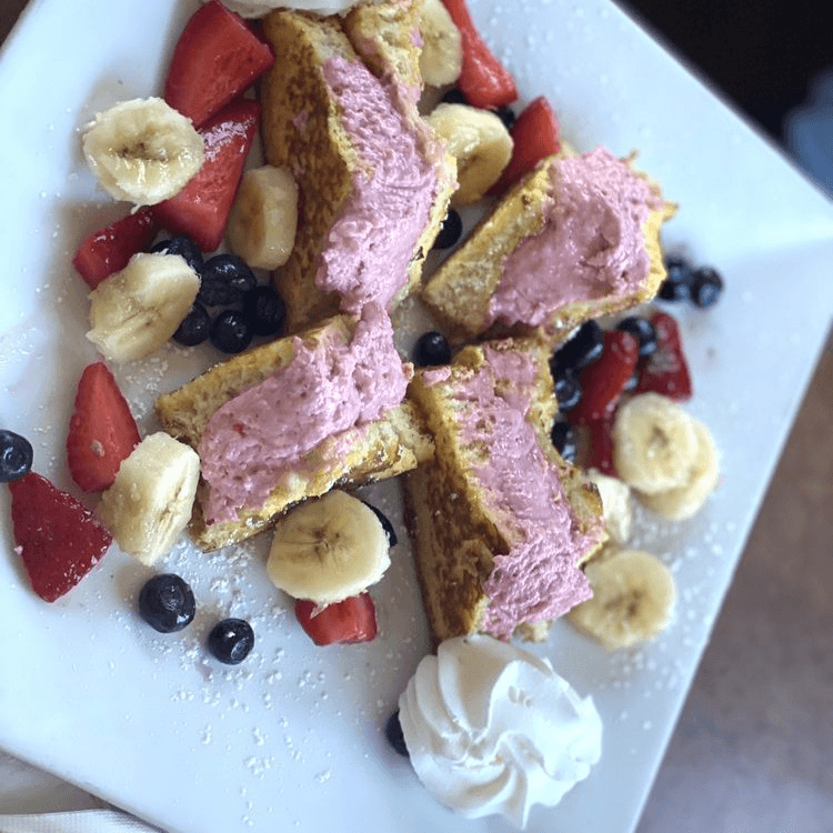 Berry Filled French Toast.