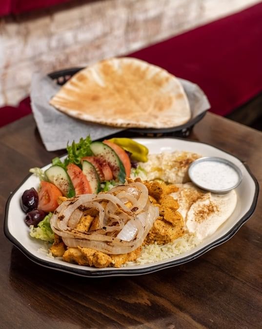 Chicken Gyro Platter.