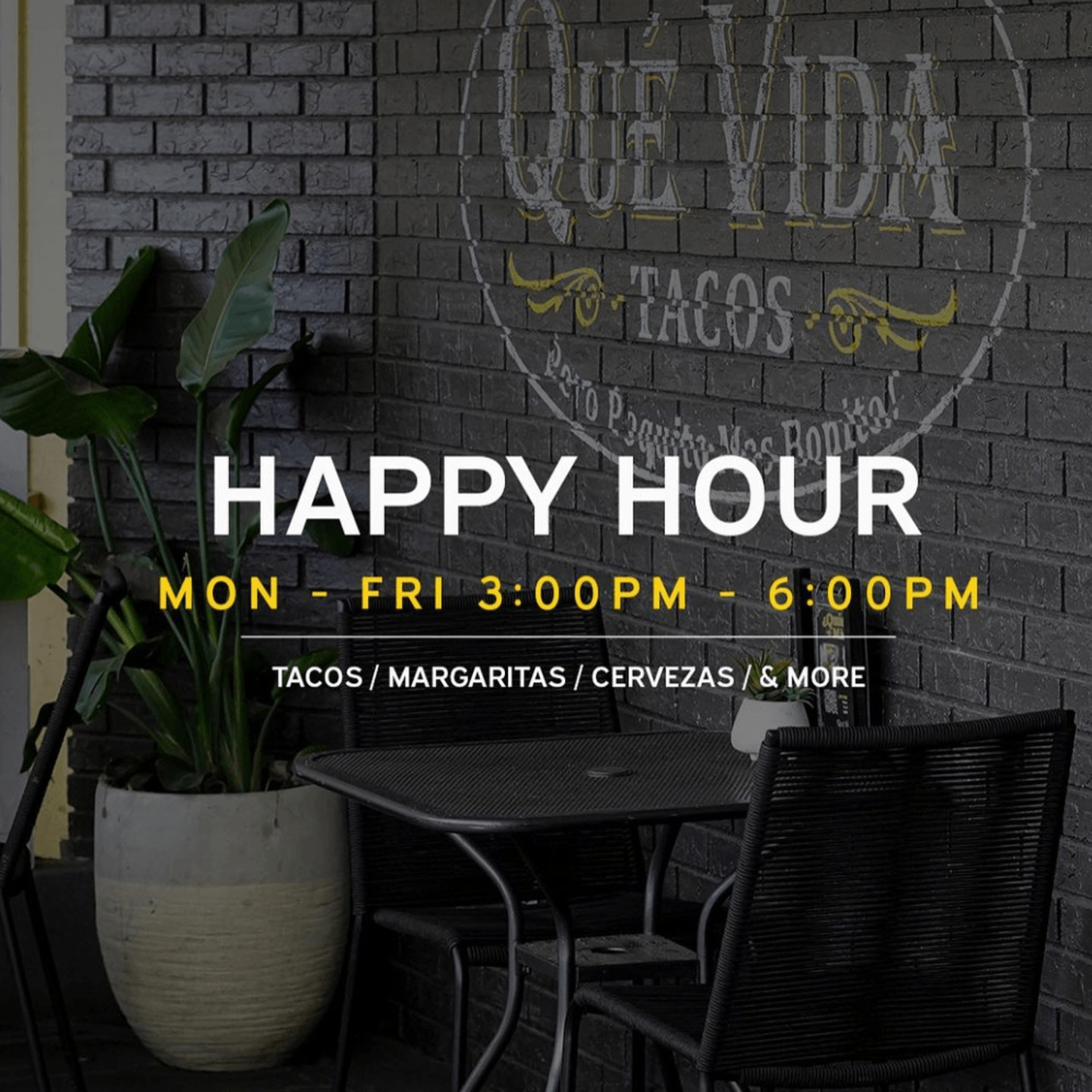 Happy Hour Monday Through Friday!