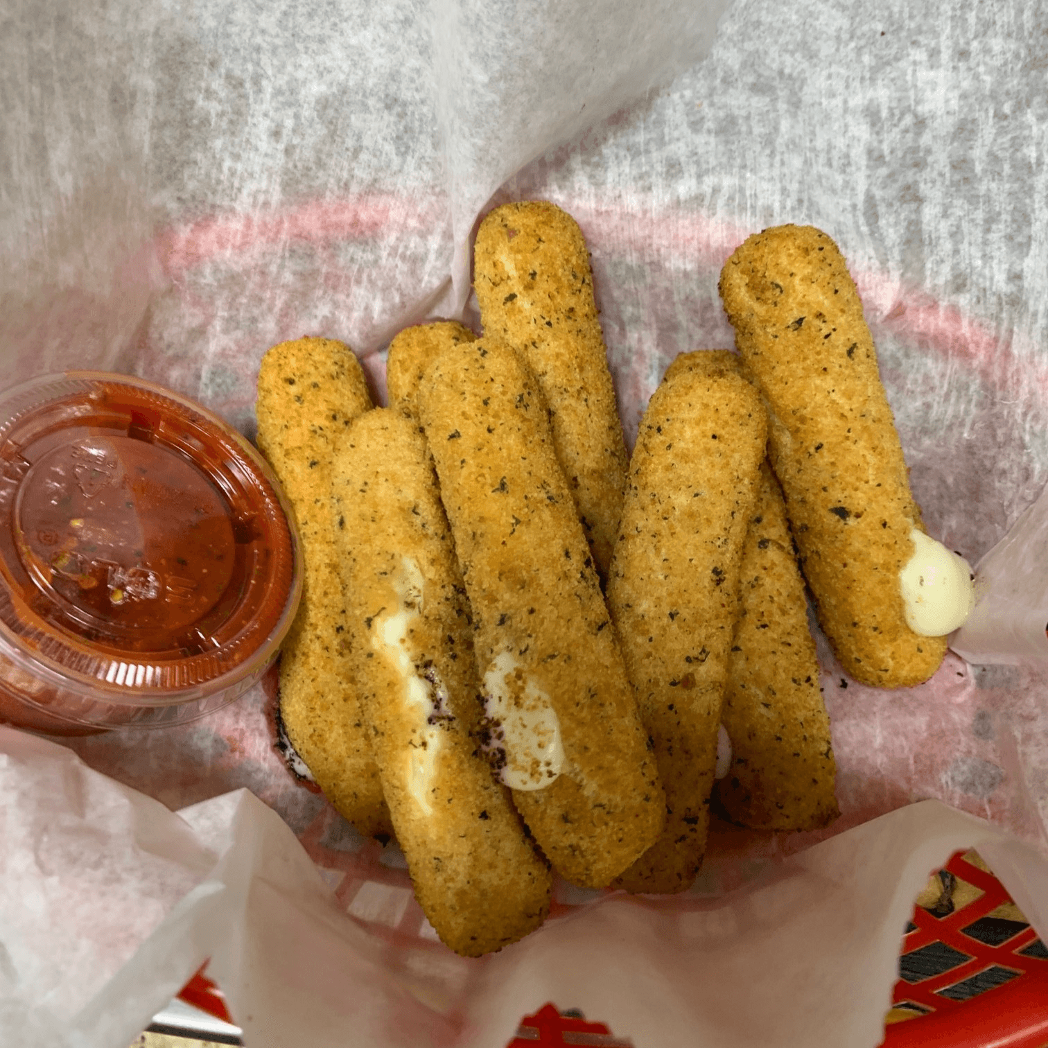 Mozzarella Sticks.