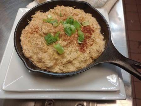 Artichoke buffalo dip.