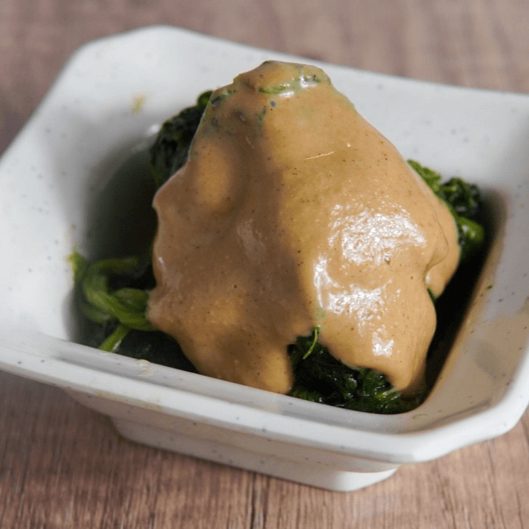 Boiled Spinach with Sesame Sauce　ほうれん草の胡麻和え.