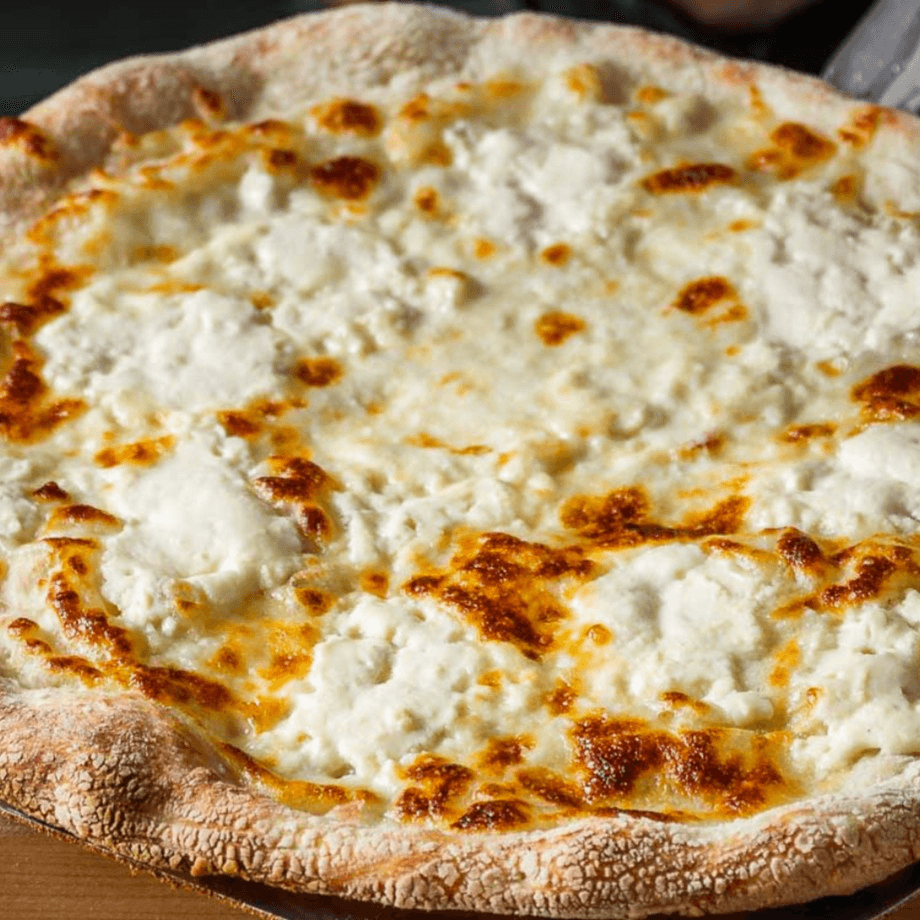 White Ricotta Pizza.