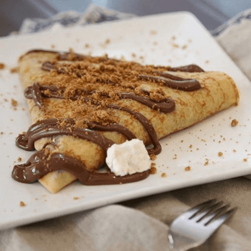 The S'mores Crêpe.