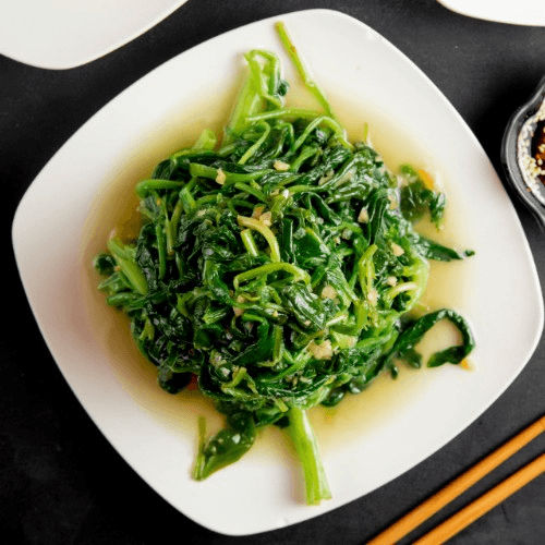 Sauteed Spinach.