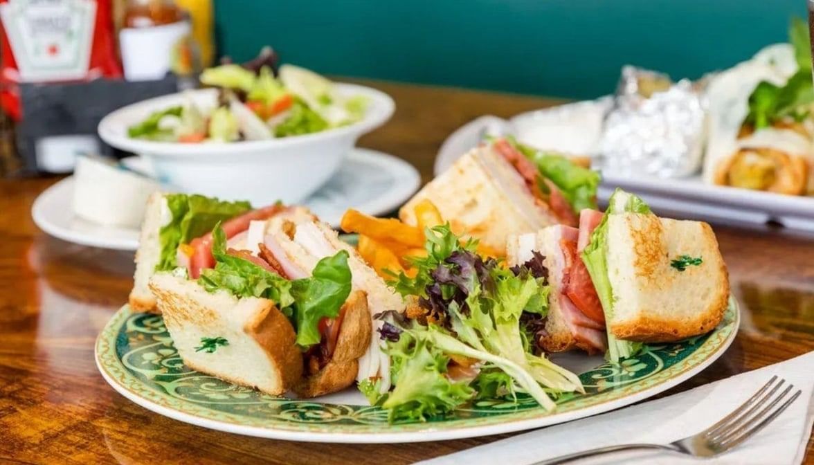 Triple Decker Club Sandwich.