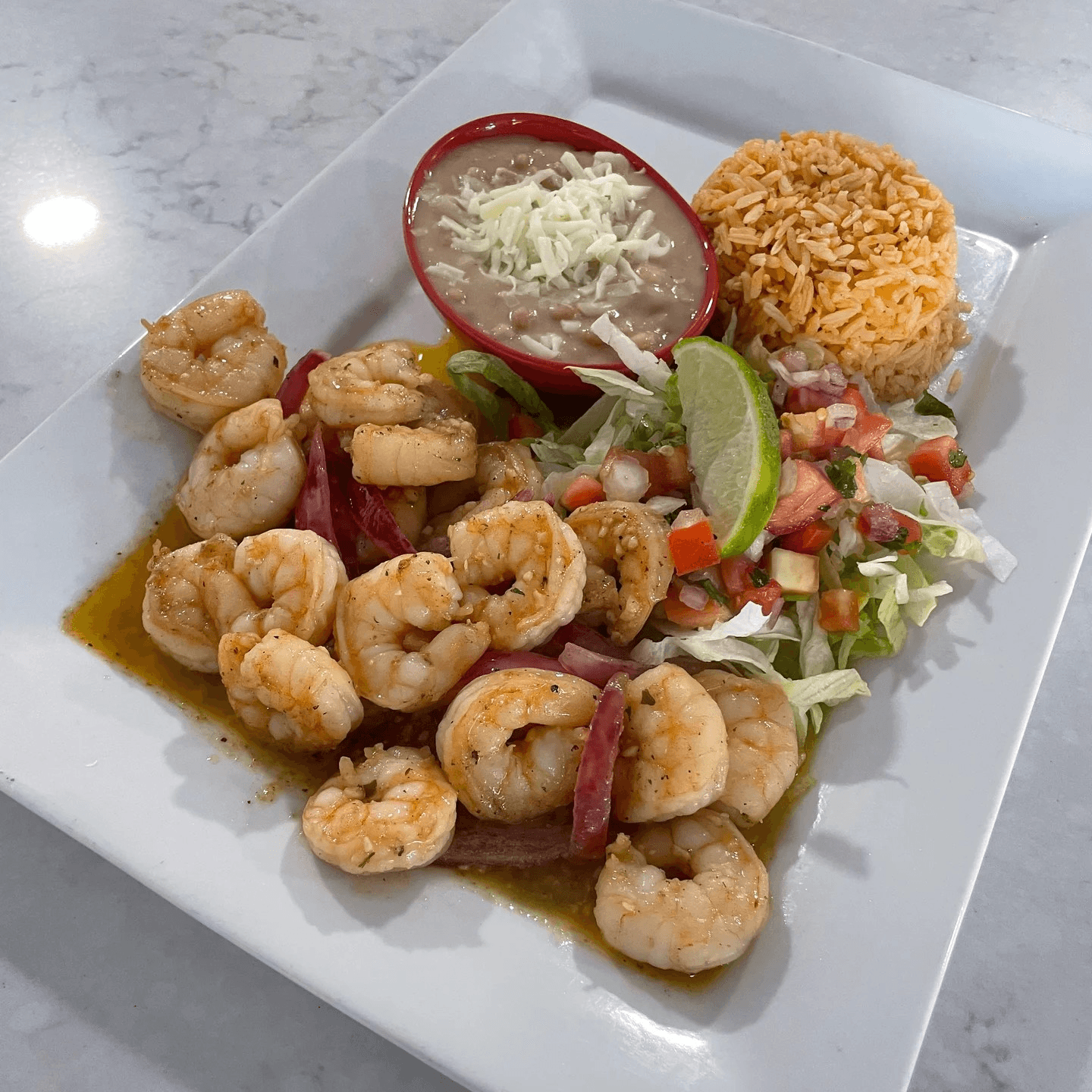 Camarones Al Mojo De Ajo Special.