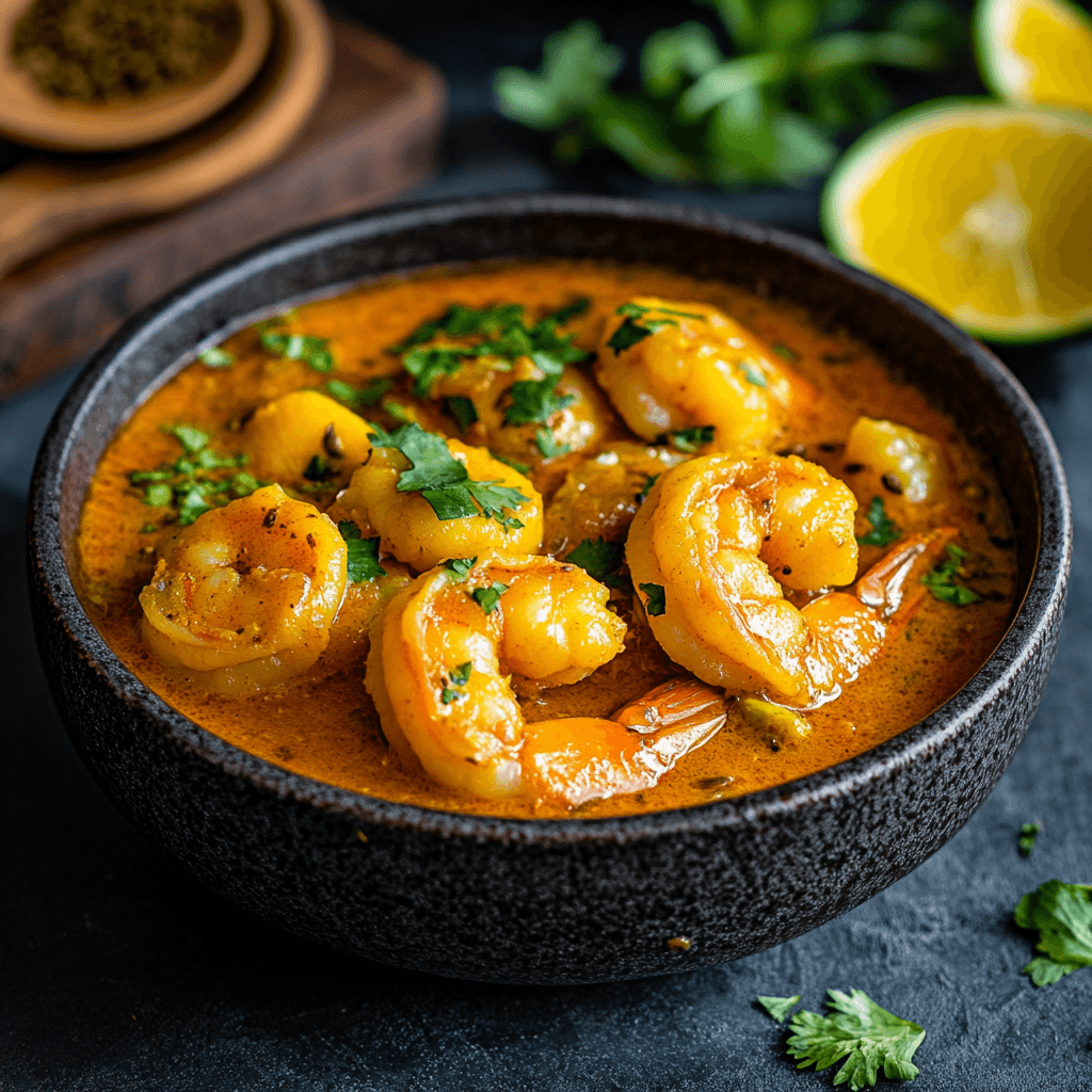Shrimp or Fish Mango Curry.
