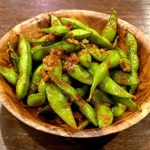 Spicy Garlic Edamame　スパイシーガーリック枝豆