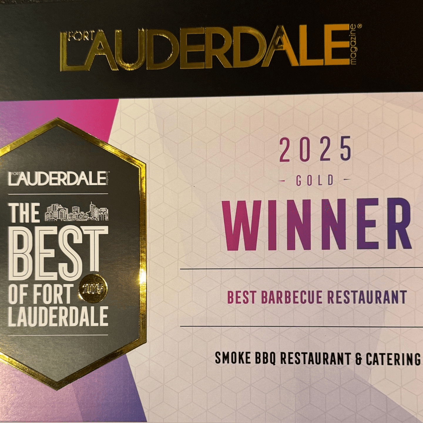 🏆 Proud Winner of Best Barbecue Restaurant 2025!