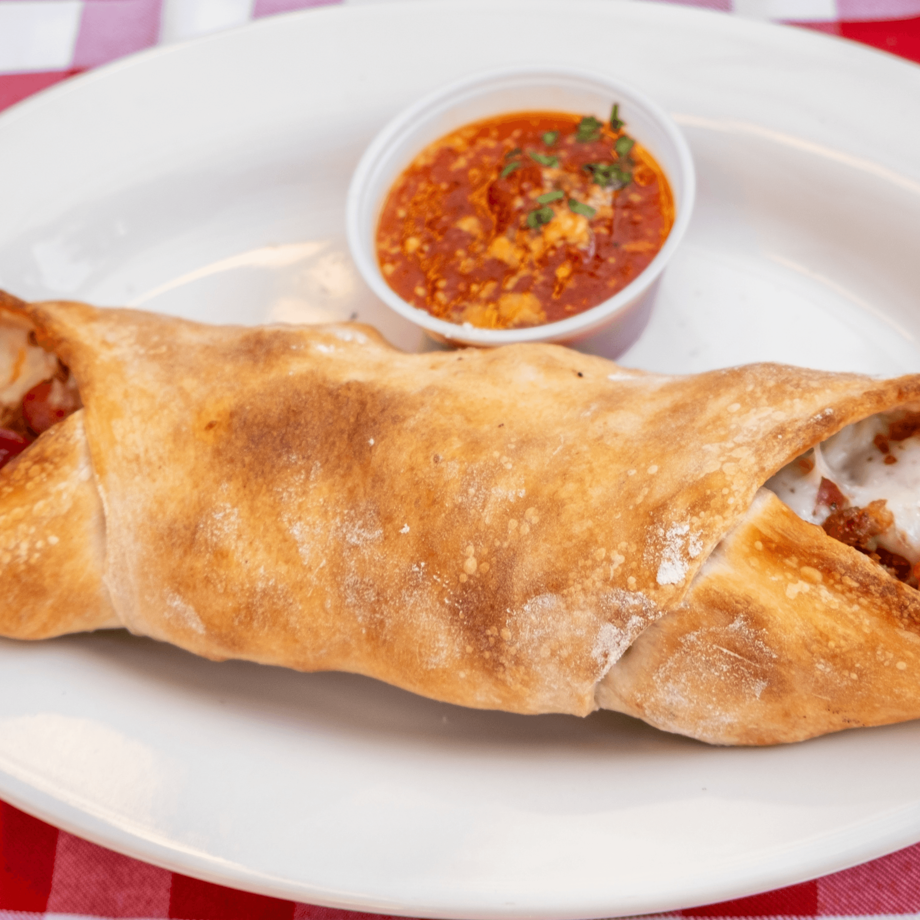 Traditional Stromboli.