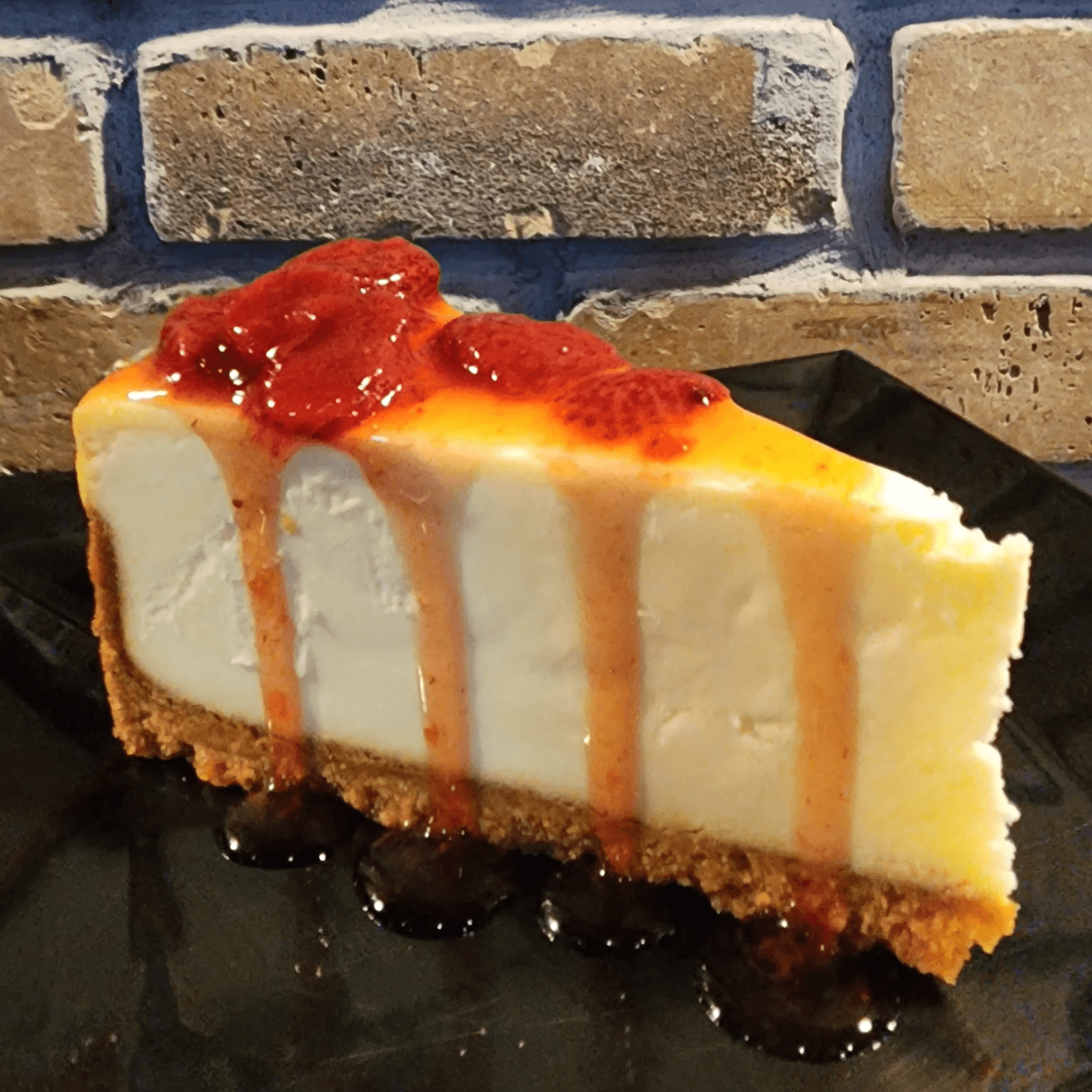 Cheesecake with Toppings.