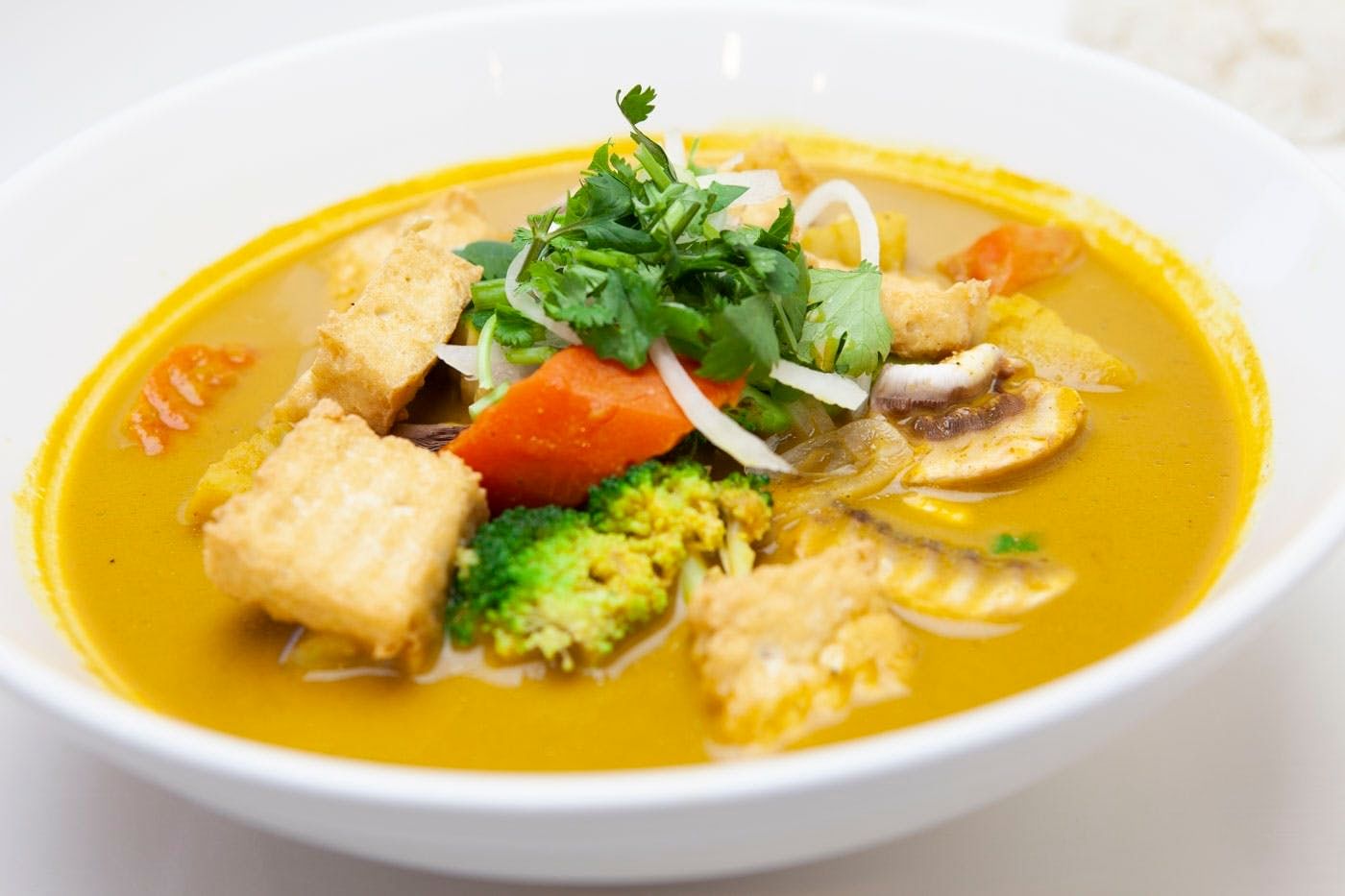 Lemongrass Curry Tofu.