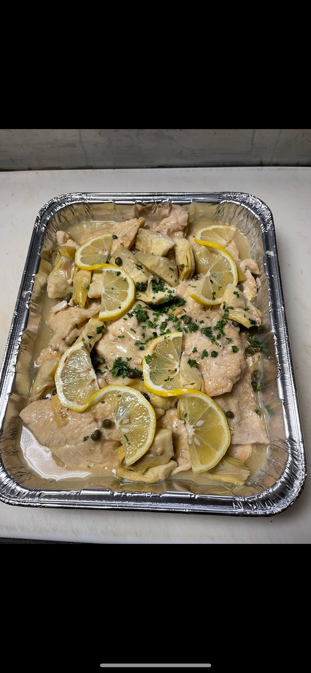 Chicken Piccata Catering.
