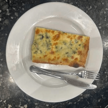 Spinach with Artichoke Pizza.