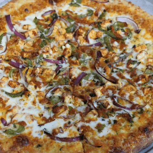 Paneer Makhani Pizza.