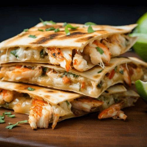Shrimp Quesadilla.