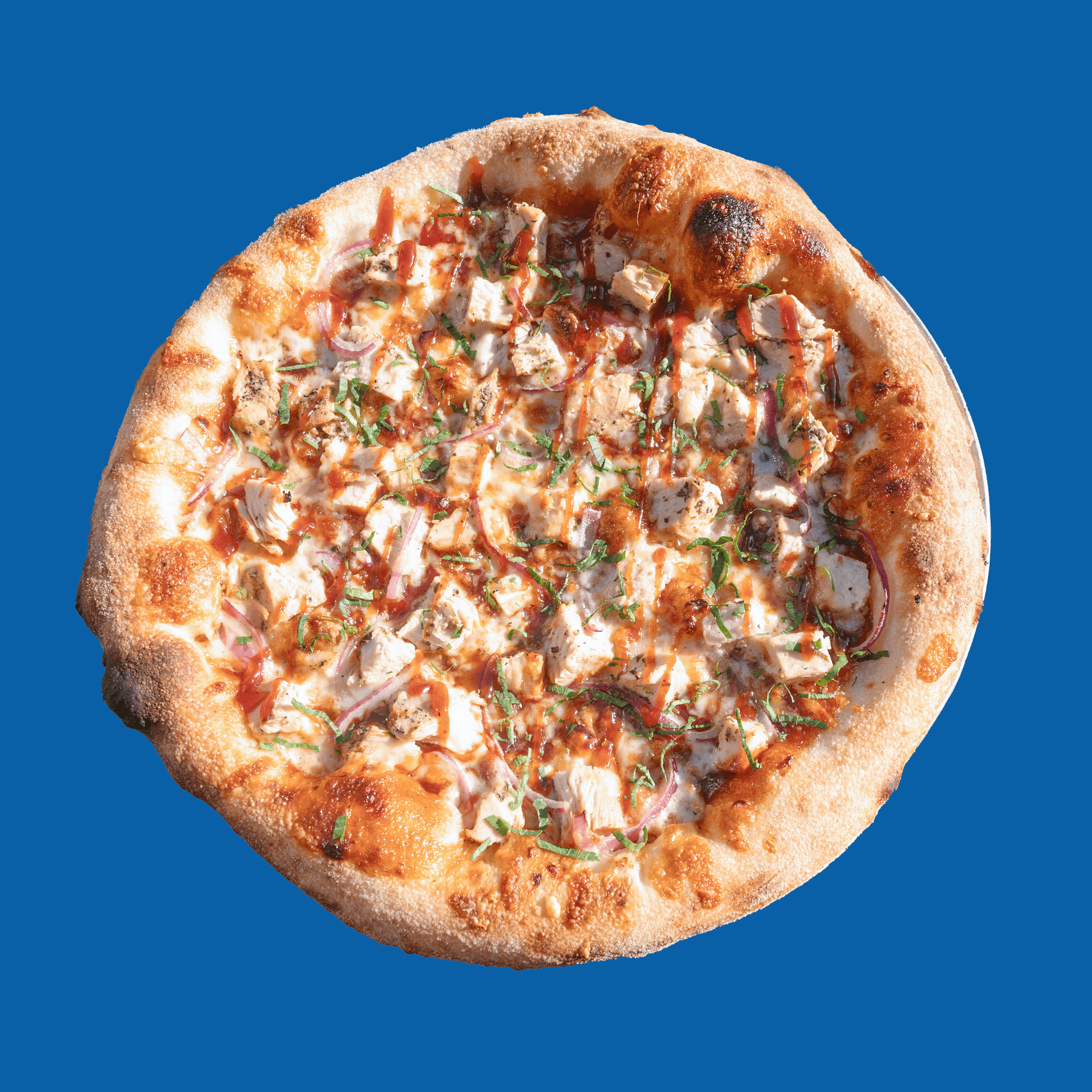 BBQ Chicken Pizza.