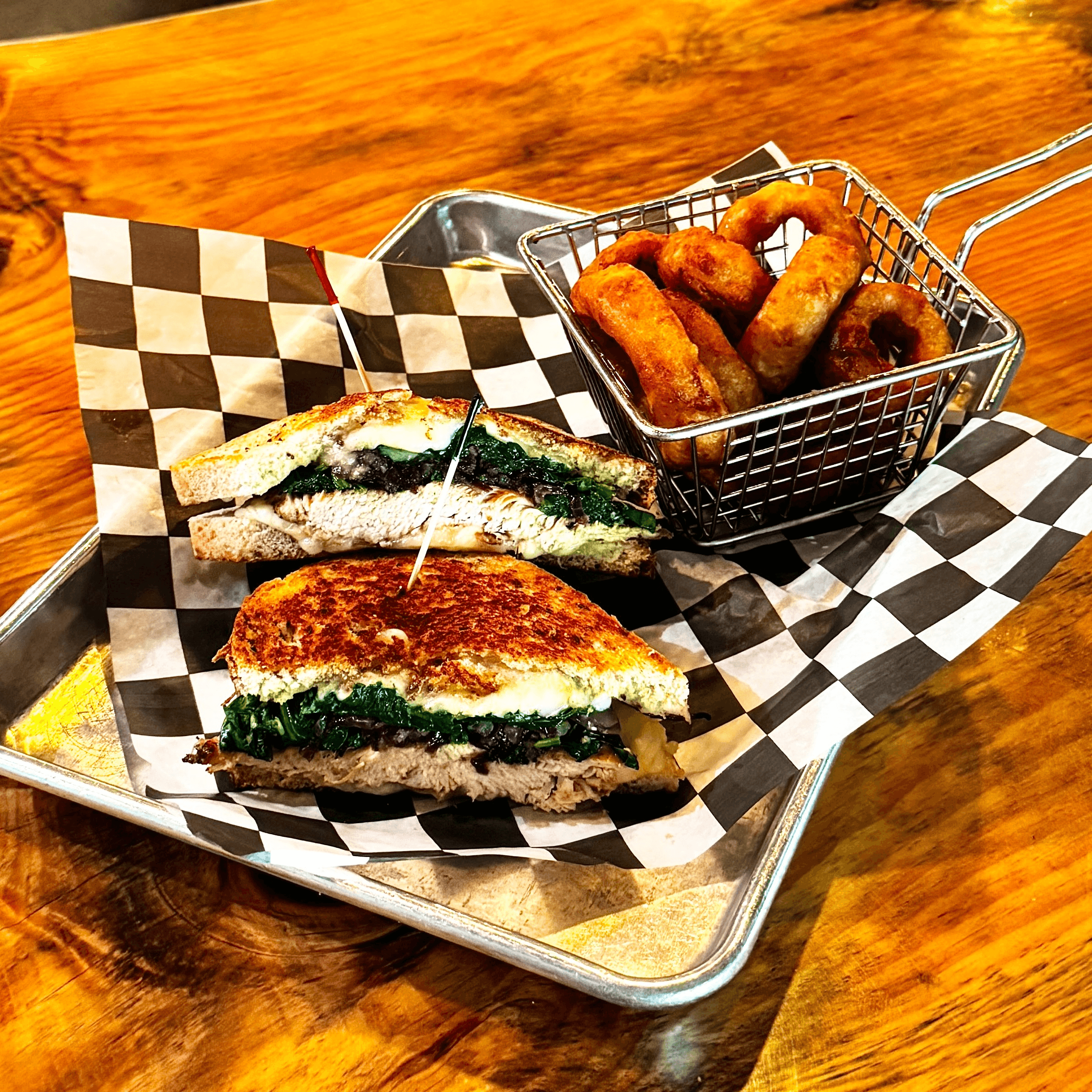 Grilled Chicken Melt.