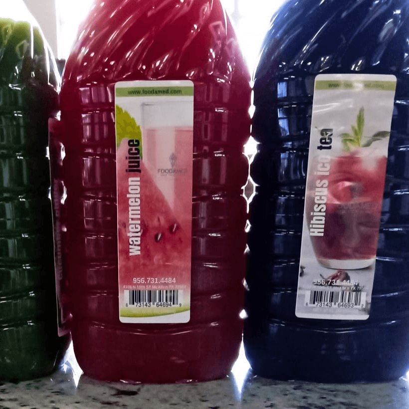 Hibiscus Tea, Gallon (with agave).