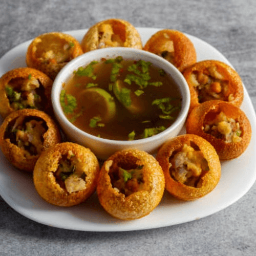 Pani Puri -Spiced Water Balls.