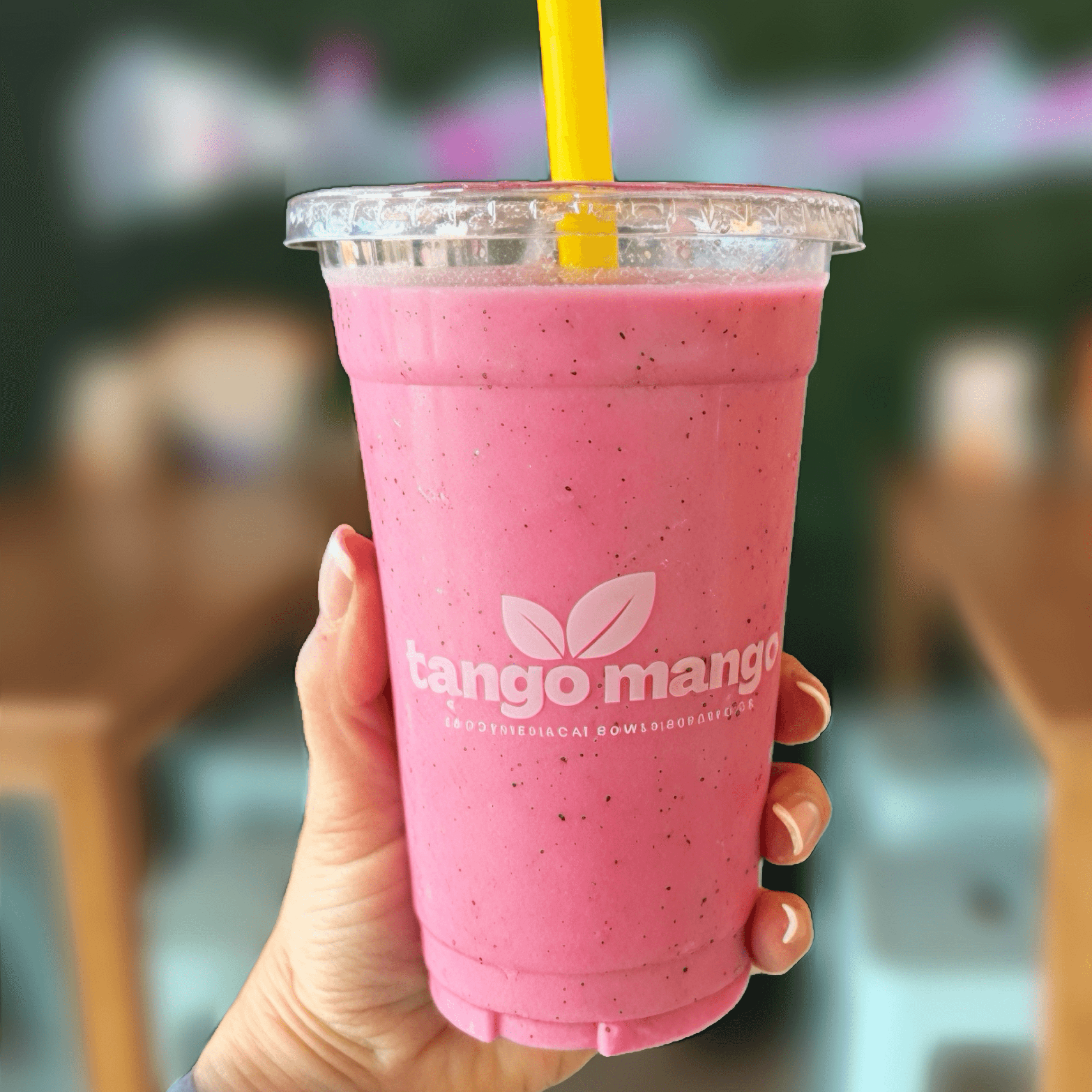 Mango Pink Smoothie.