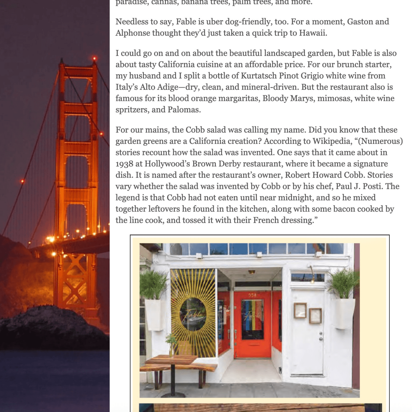 Liam’s Love List: Garden Dinner Under the Stars