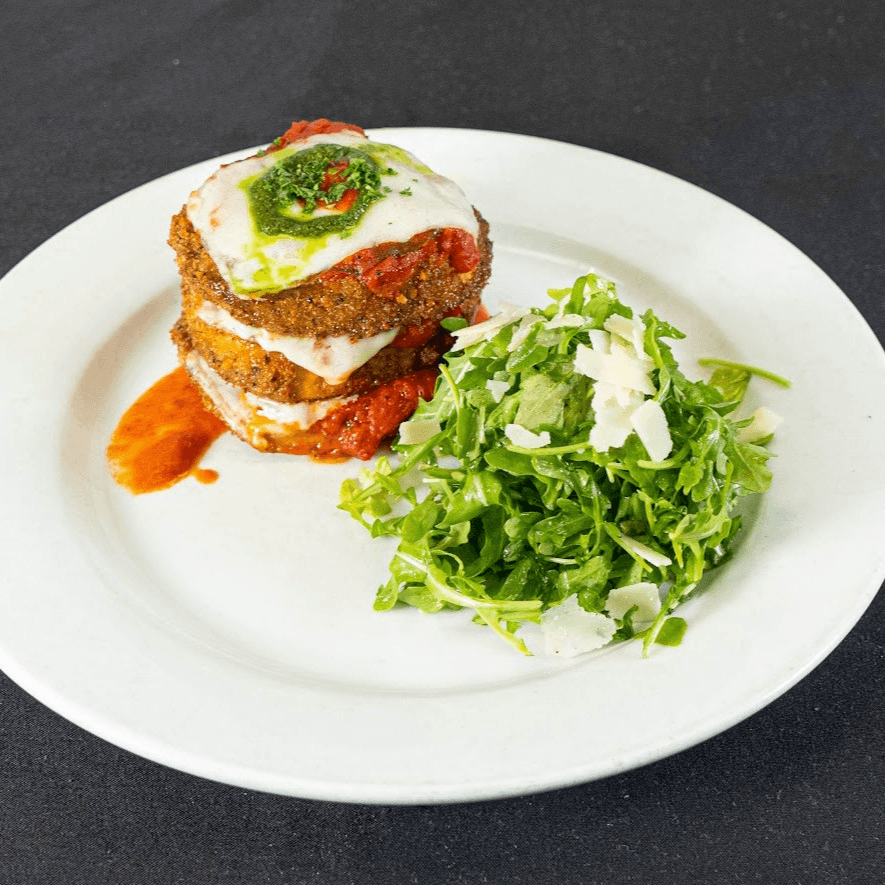 Eggplant Parmigiana.