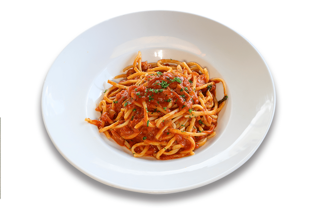 Bucatini All' Amatriciana.