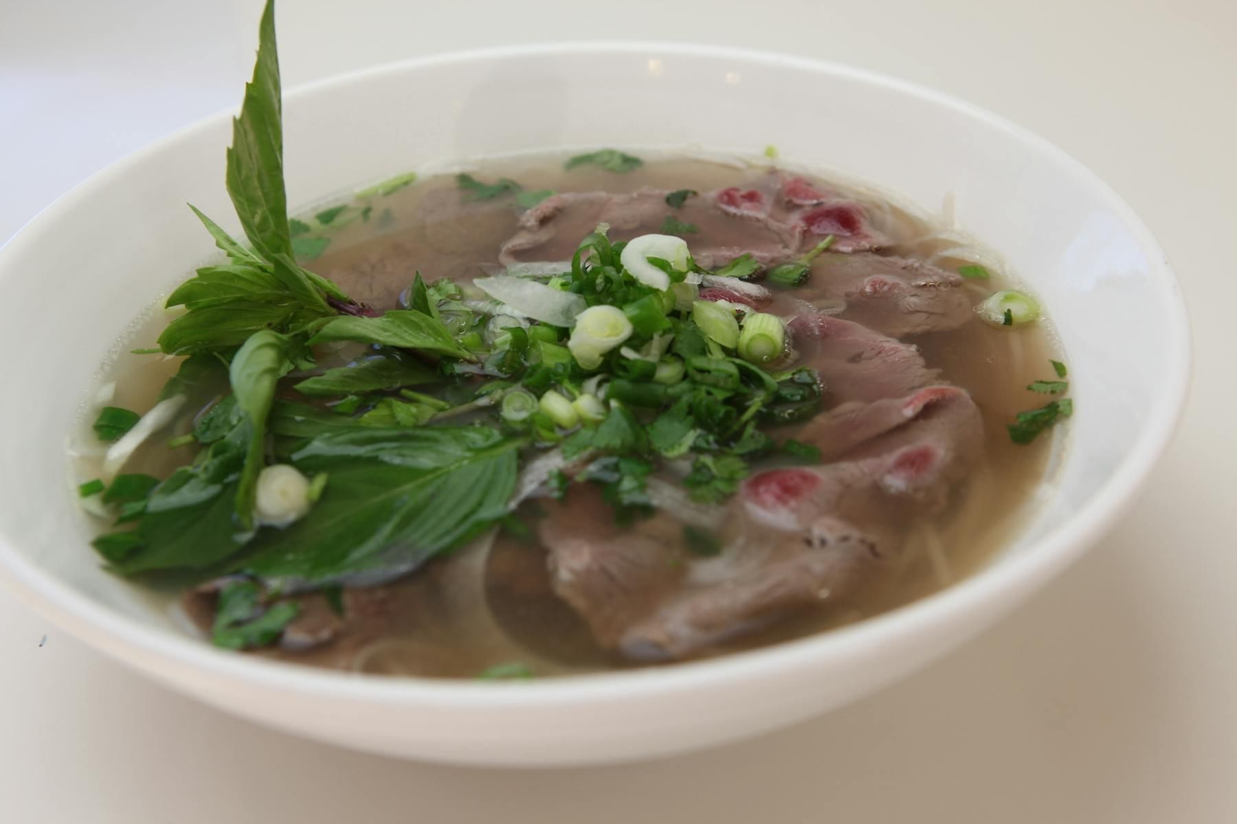 Grass-fed Filet Mignon Pho.
