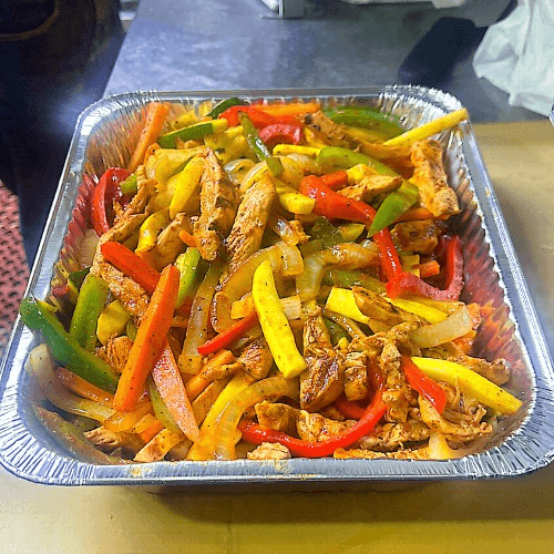 1/2 HALF TRAY Chicken Fajita.