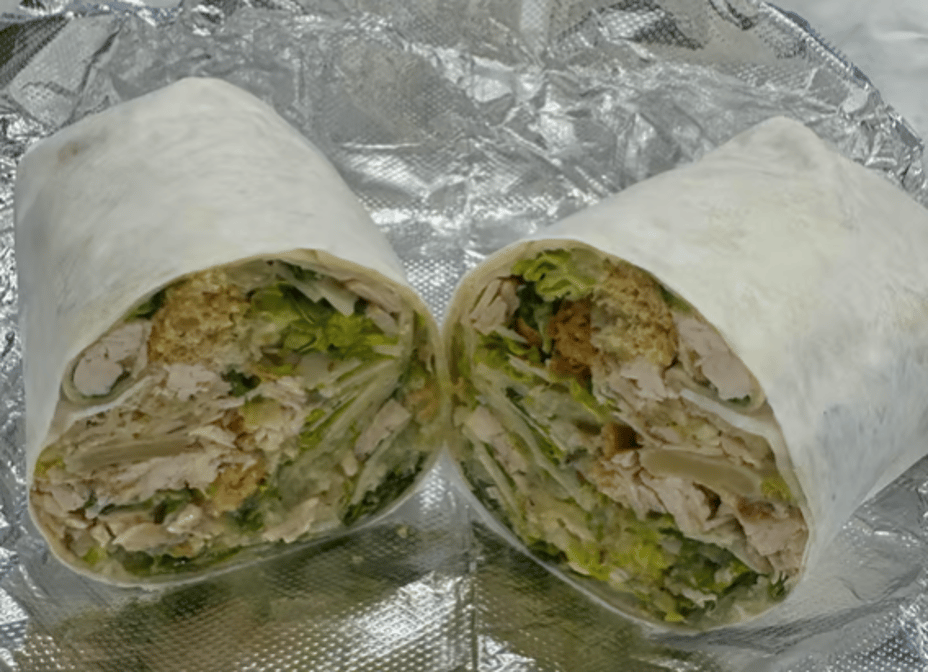 92. Chicken Caesar Wrap.