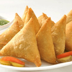 Vegetable samosa.