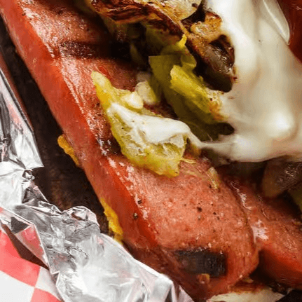 Mushroom Melt Bulldog.